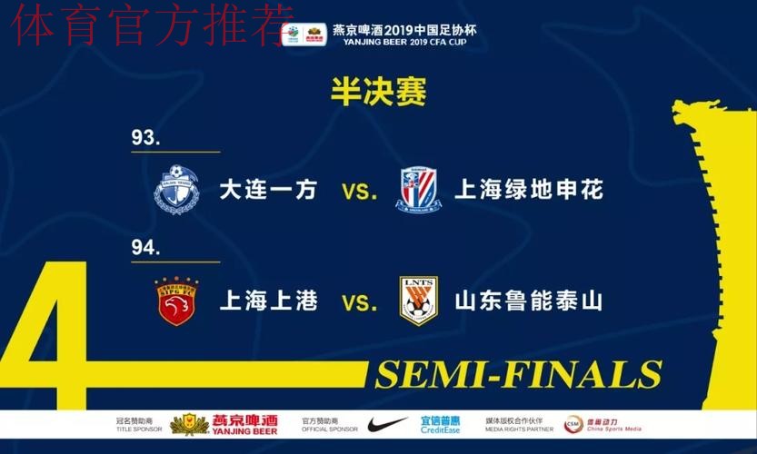 燕京啤酒2019中国足协杯第五轮抽签 国安上港一方主场好签